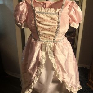 Pink/White Princess Play Dress Up Costume Halloween Outfit Cosplay Castlecore